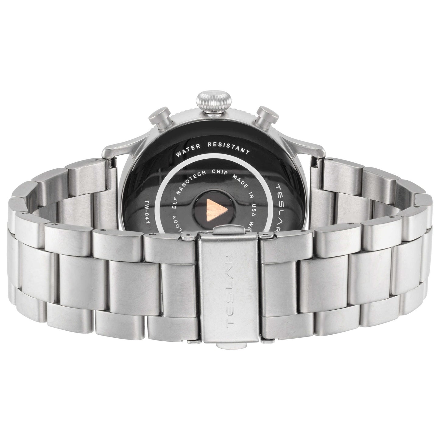 Back view of Teslar Re-Balance T-10 Men's Quartz Watch TW-041