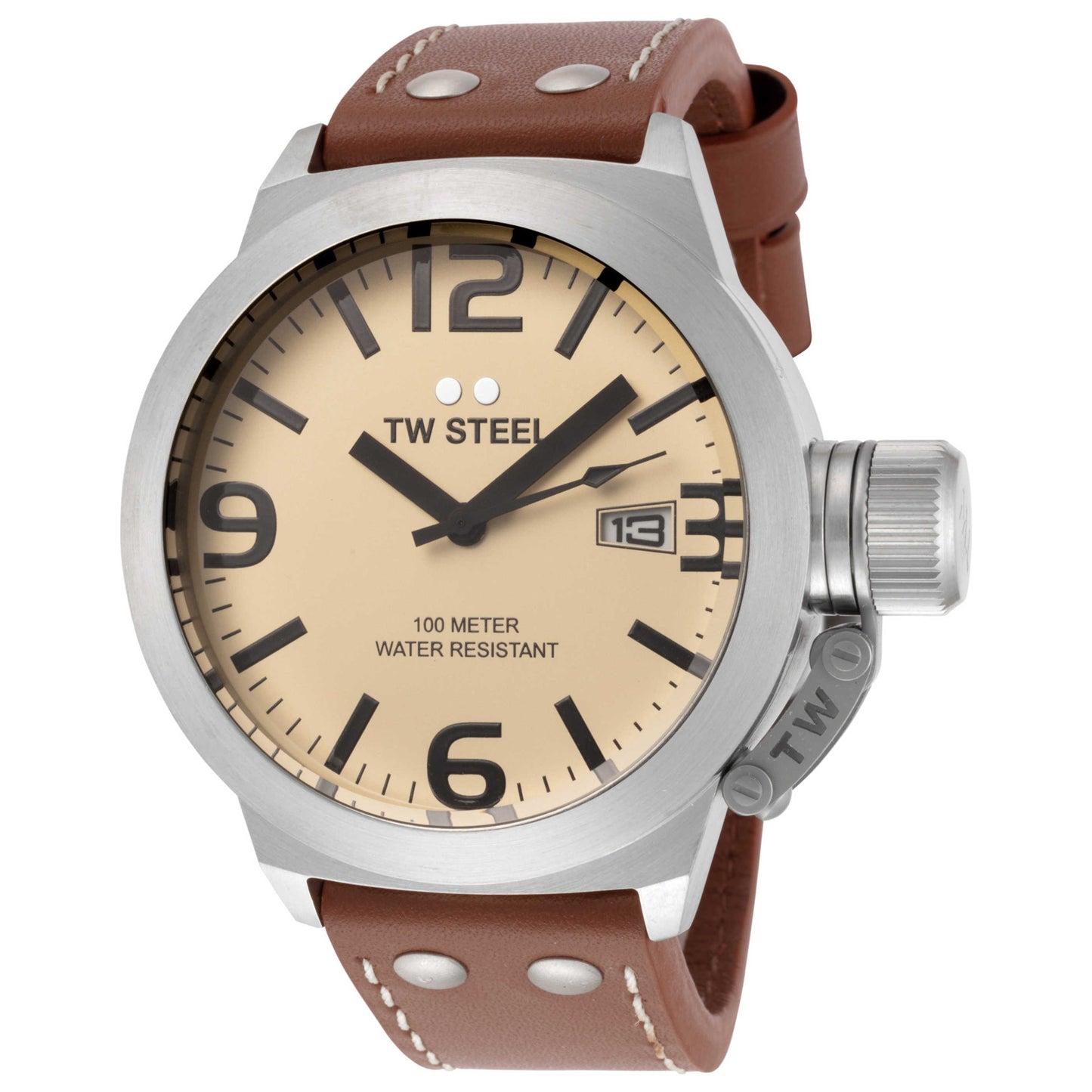 Front view of TW Steel Analog Men's Quartz Watch TW1