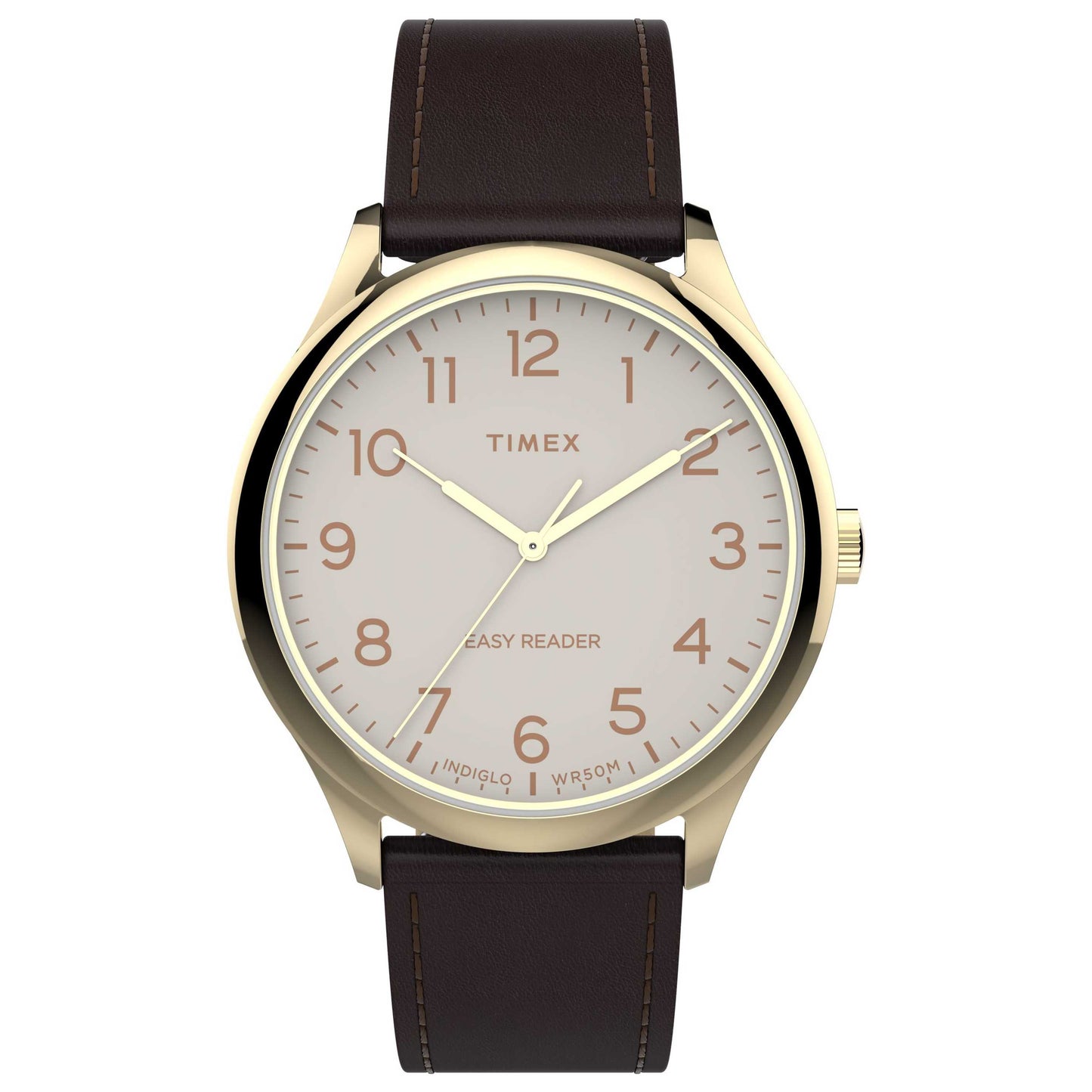Front view of Timex Easy Reader Main Line Men's Quartz Watch TW2V28100VQ