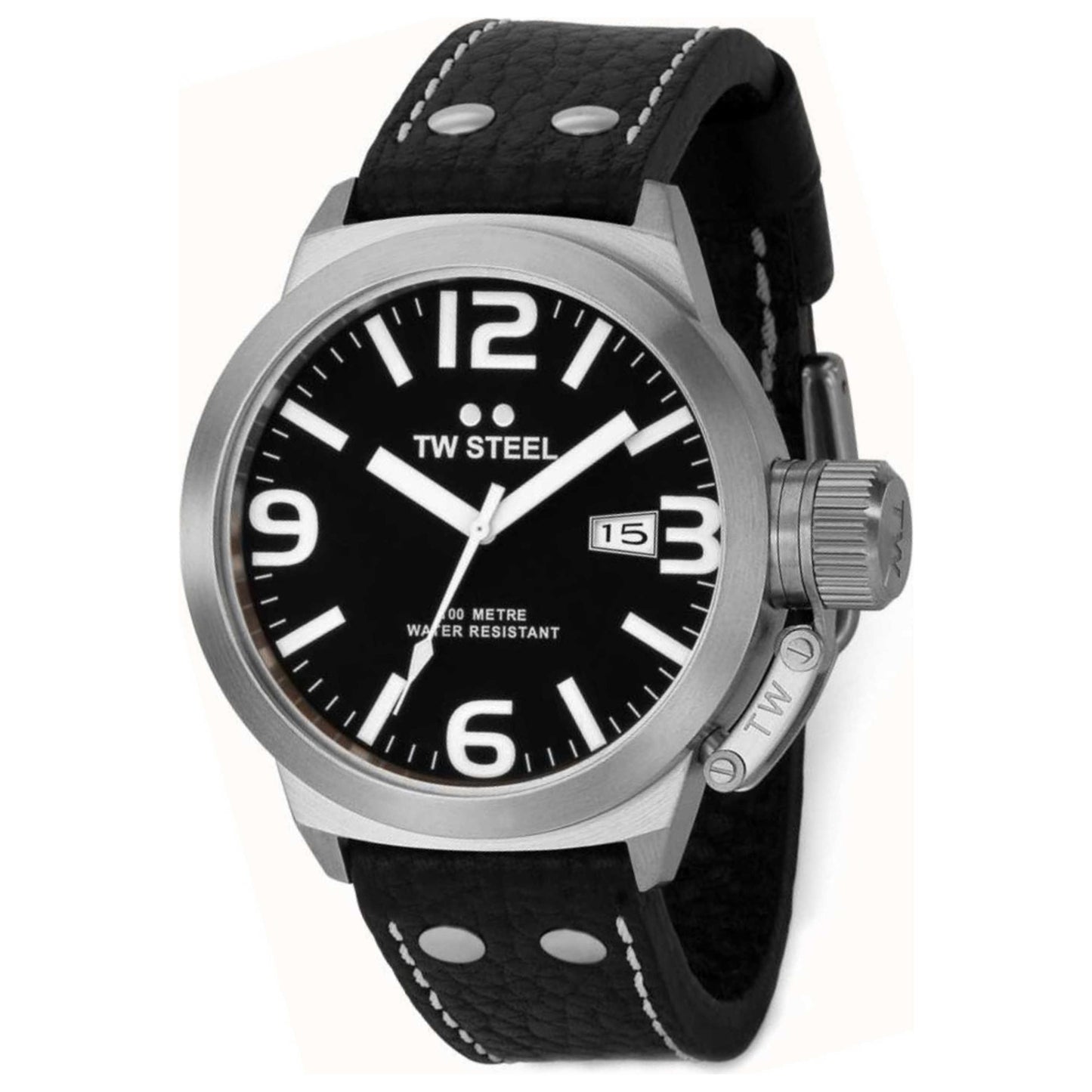 Front view of TW Steel Analog Men's Quartz Watch TW2