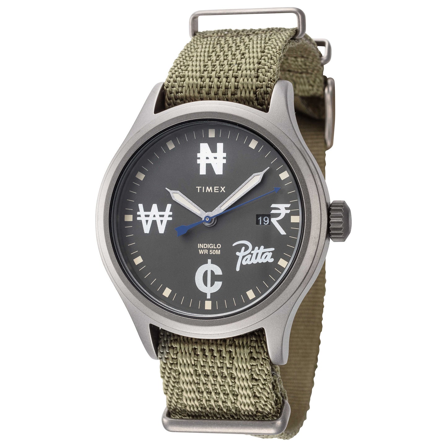 Front view of Timex Patta Collab Men's Quartz Watch TWG027700