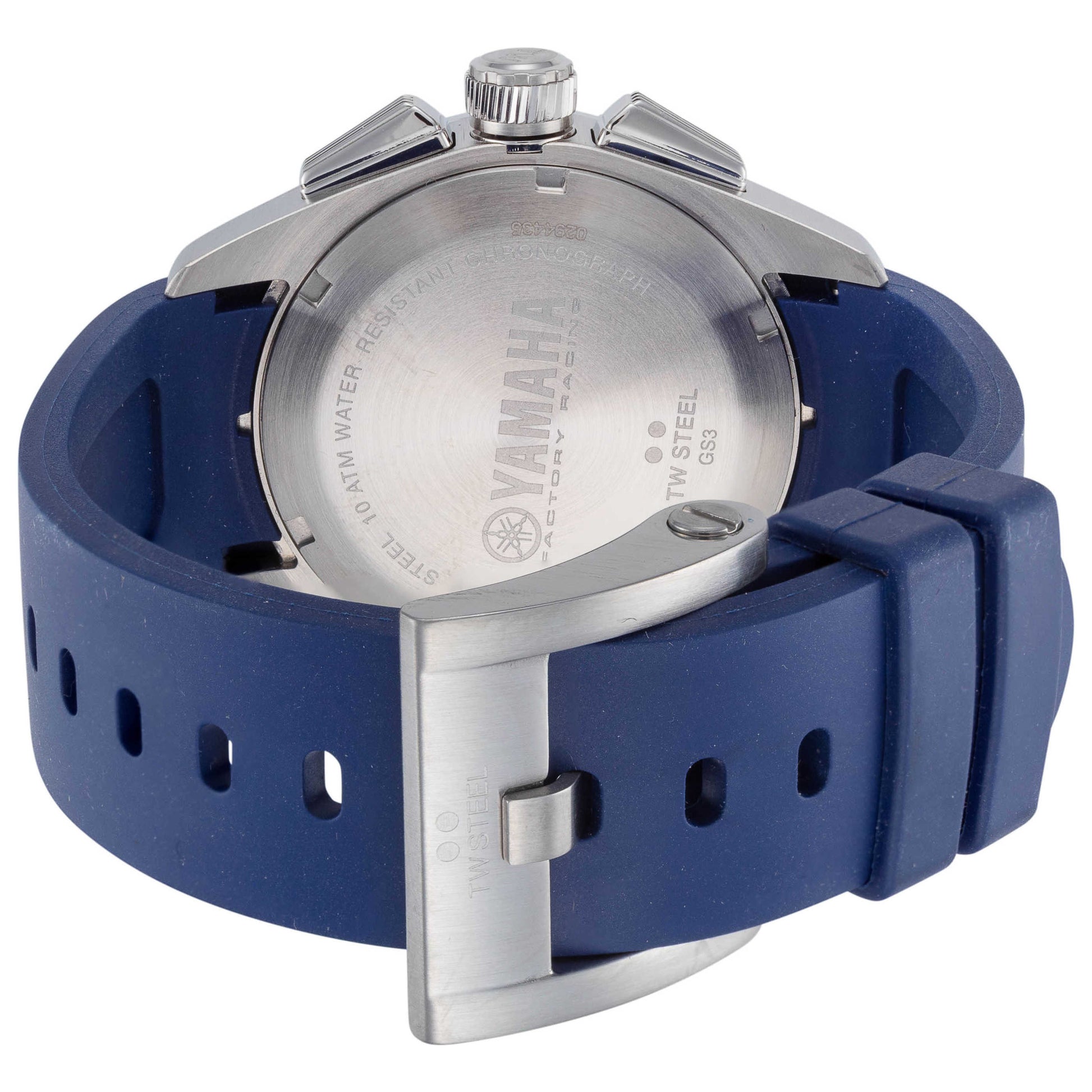 Back view of TW Steel Yamaha Factory Racing Men's Quartz Watch TWS-GS3