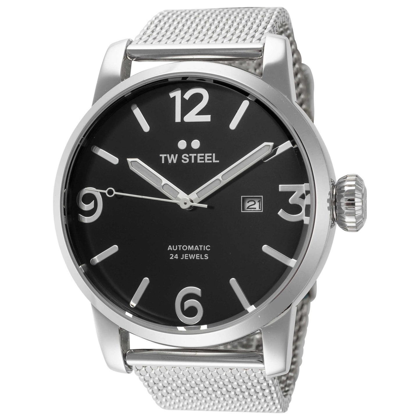 Front view of TW Steel Maverick Men's Automatic Watch TWS-MB16