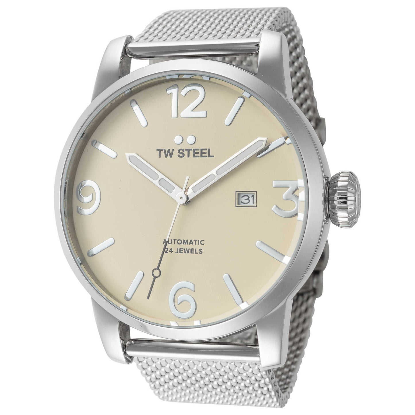 Front view of TW Steel Maverick Men's Automatic Watch TWS-MB6