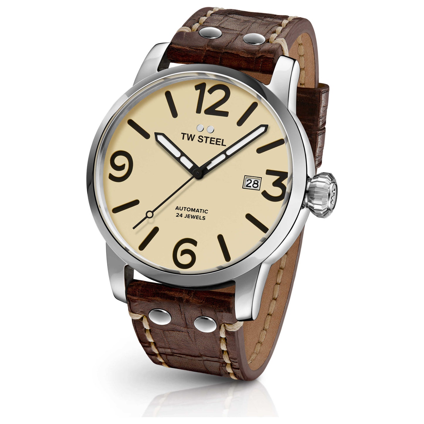 Front view of TW Steel Maverick Men's Automatic Watch TWS-MS26