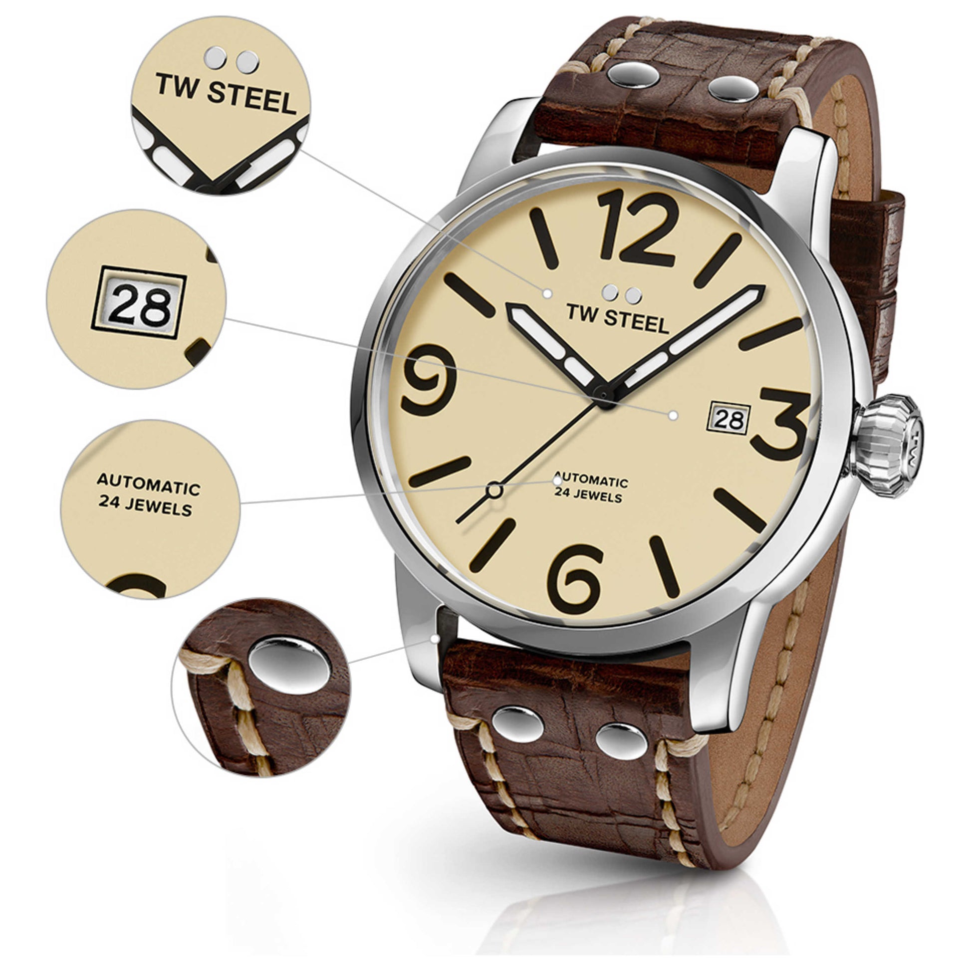TW Steel Maverick Men's Automatic Watch TWS-MS26 - Image #6