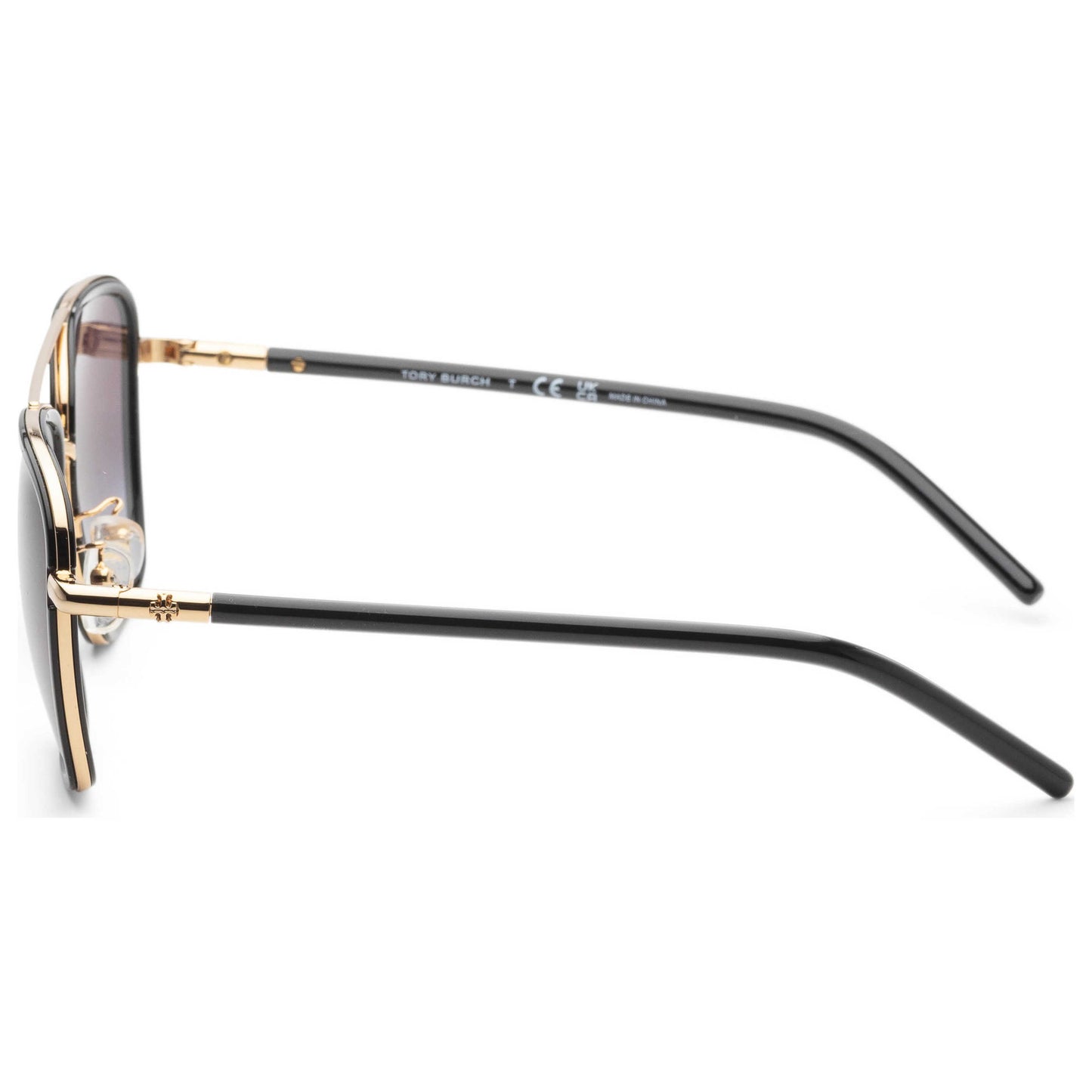 Left view of Tory Burch Fashion Women's Sunglasses TY6090-33058G-55