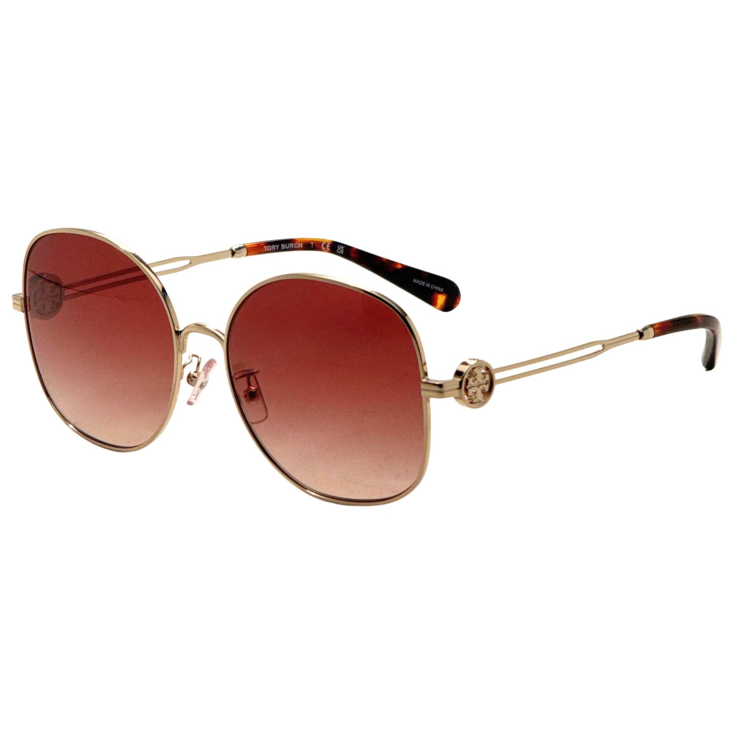 Front view of Tory Burch Women's Sunglasses TY6112-334613-56