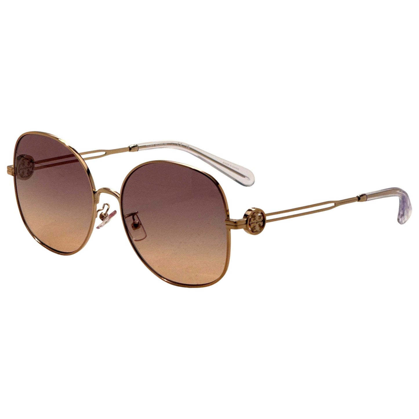 Front view of Tory Burch Women's Sunglasses TY6112-3358G9-56