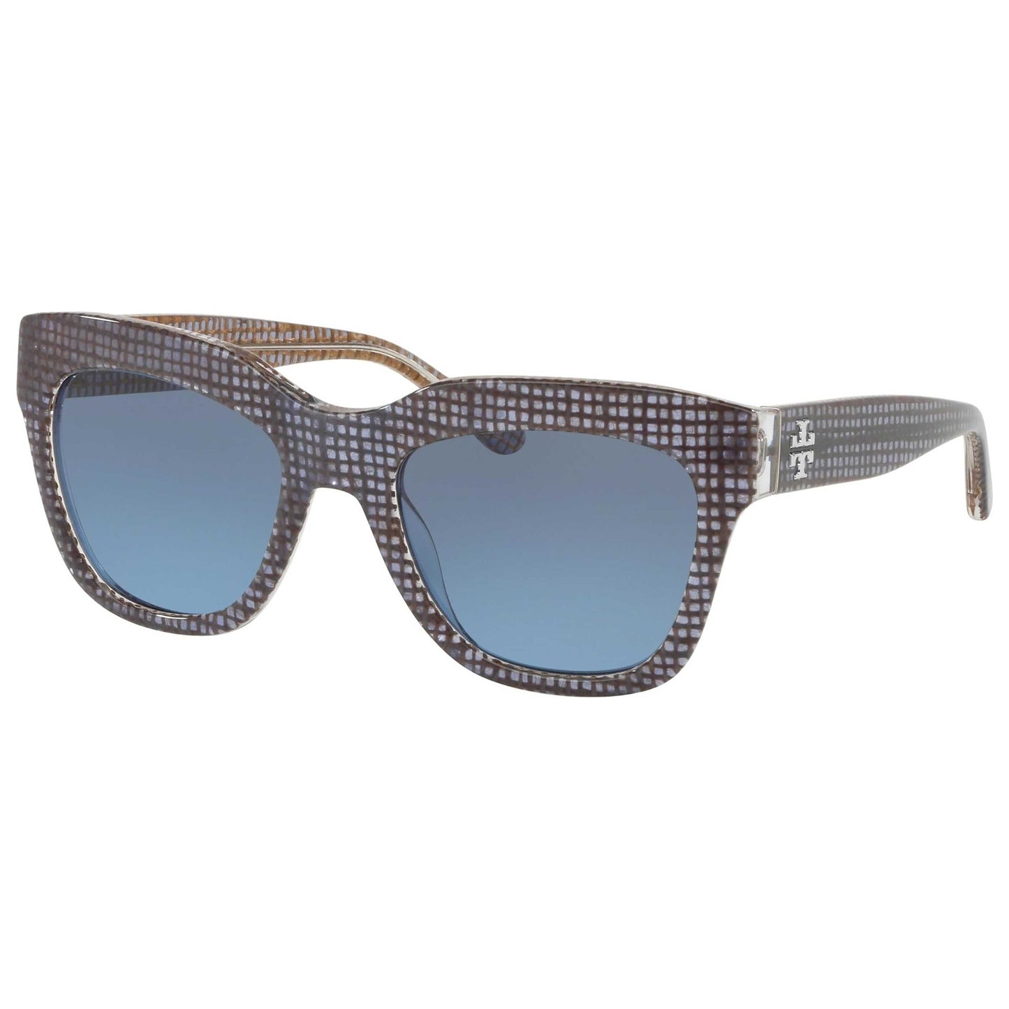 Front view of Tory Burch RAFFIA Women's Sunglasses TY7127-17398F-56