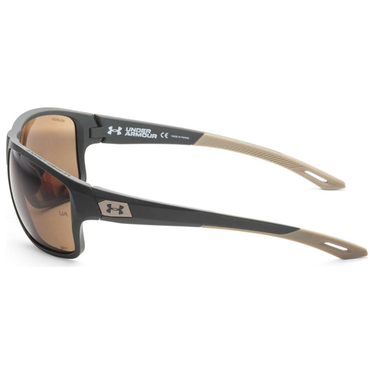 Left view of Under Armour Fashion Men's Sunglasses UA0004S-01ED-65