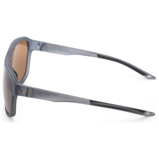 Left view of Under Armour Men's Sunglasses UADOMINATE-F-KB7-65
