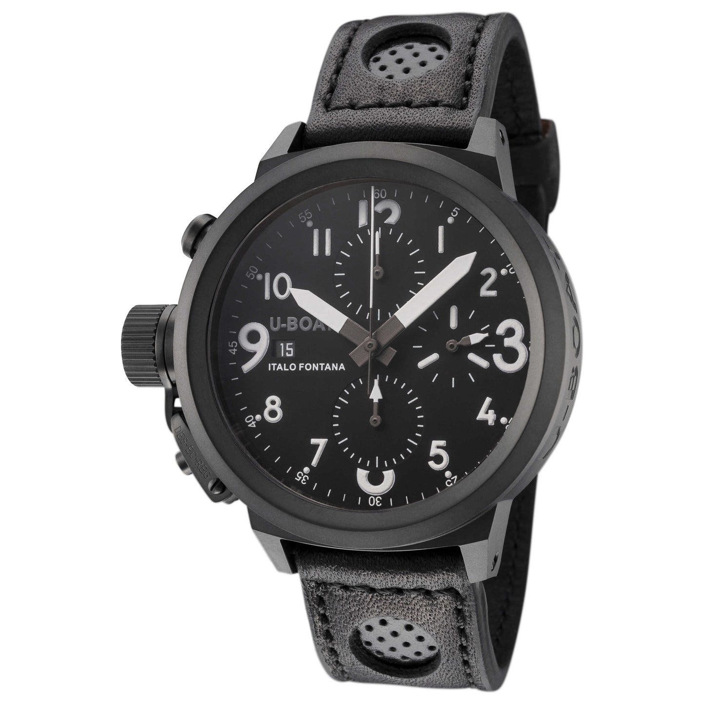 Front view of U-Boat Flight Deck Men's Automatic Watch UB-1910-1
