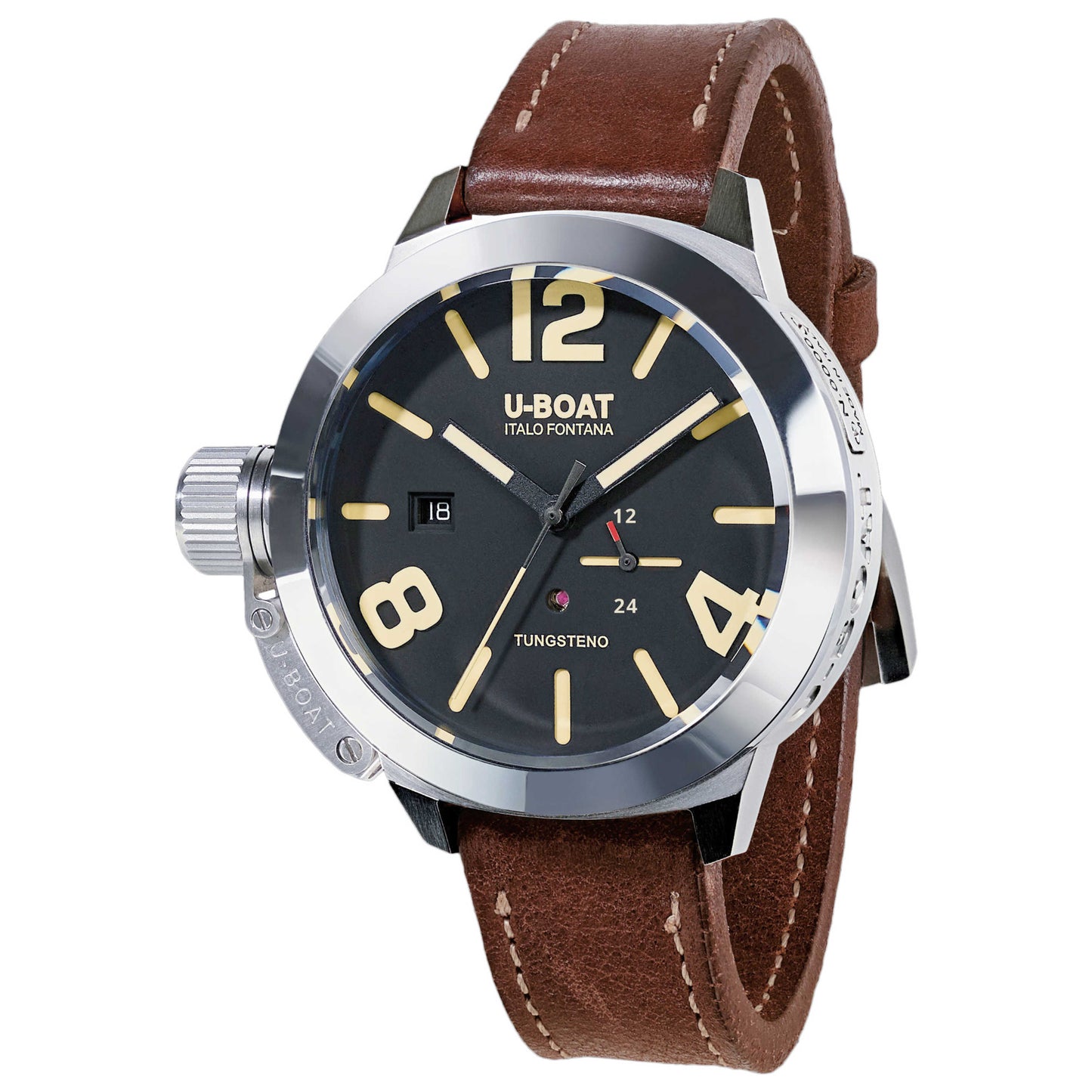 Front view of U-Boat Classico Men's Automatic Watch UB-8073