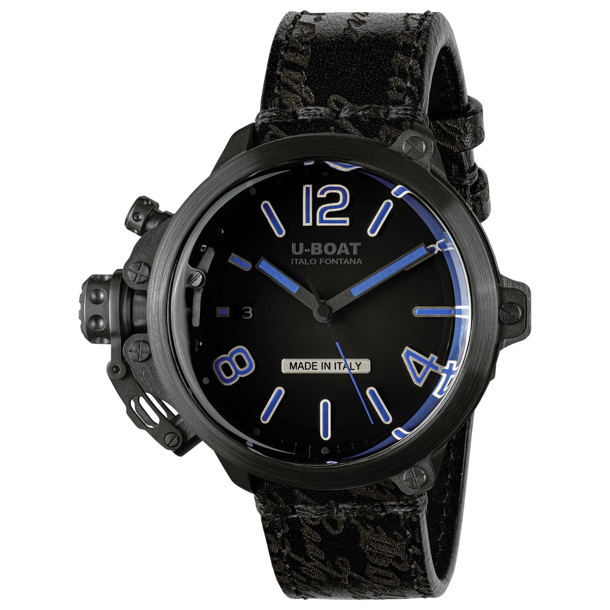 Front view of U-Boat Capsule Men's Automatic Watch UB-8808