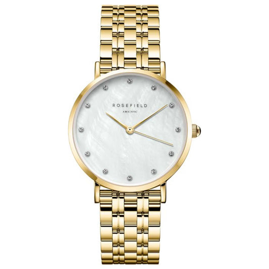 Front view of Rosefield Upper East Side Women's Quartz Watch UWGSG-U31