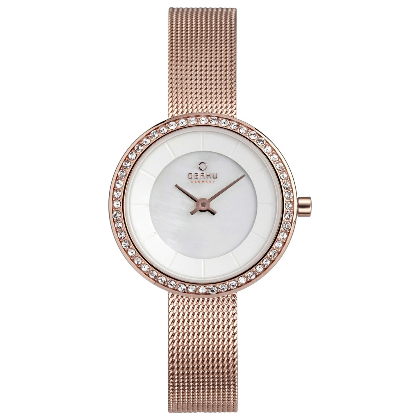 Front view of Obaku Denmark Women's Quartz Watch V146LEVWMV