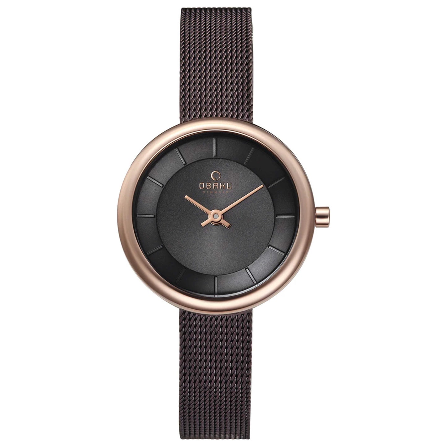 Front view of Obaku Classic Women's Quartz Watch V146LXVNMN
