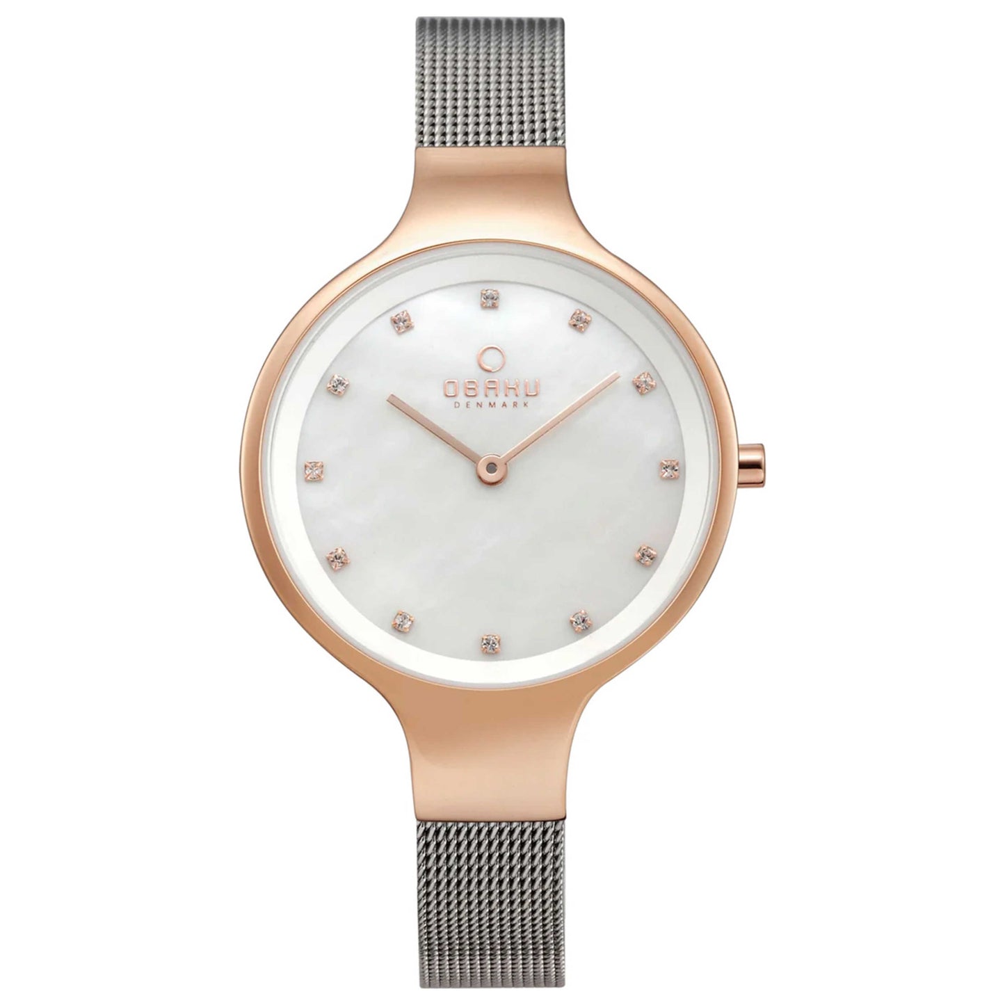 Front view of Obaku Rose Women's Quartz Watch V173LXVWMC