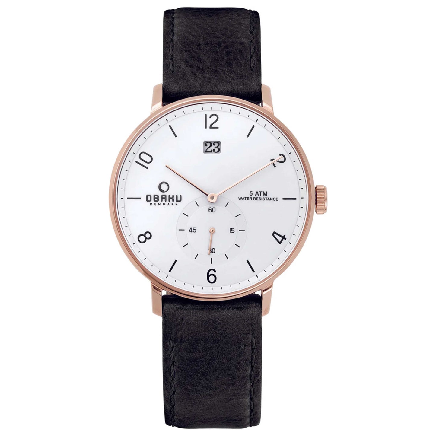 Front view of Obaku Denmark Women's Quartz Watch V190GDVWRB