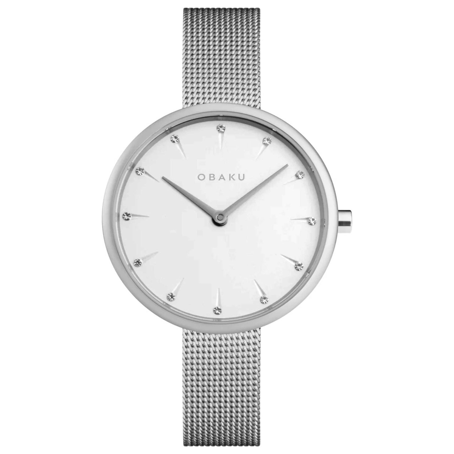 Front view of Obaku Notat Women's Quartz Watch V233LXCIMC