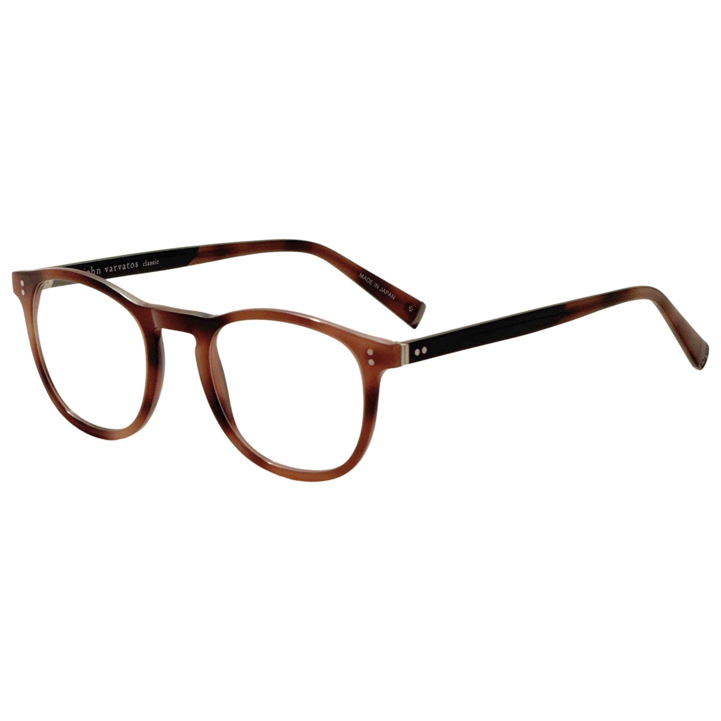 Front view of John Varvatos Men's Opticals V376480BRO