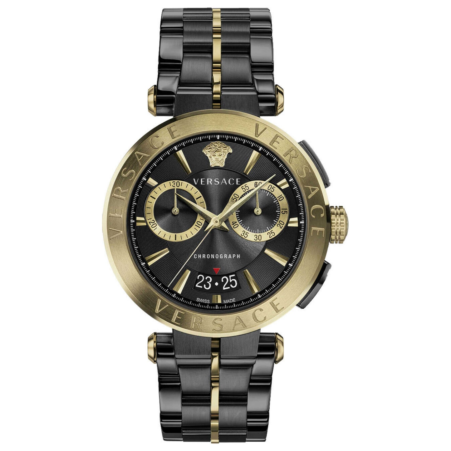 Front view of Versace Aion Men's Quartz Watch VE1D01620
