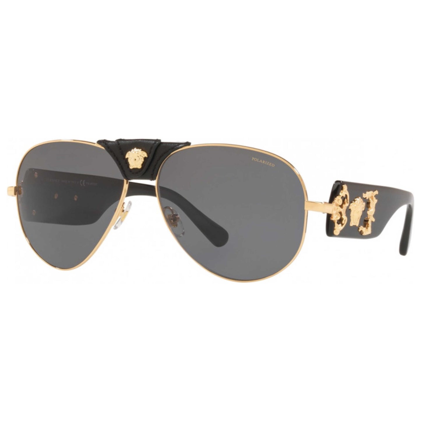 Front view of Versace Fashion Men's Sunglasses VE2150Q-100281