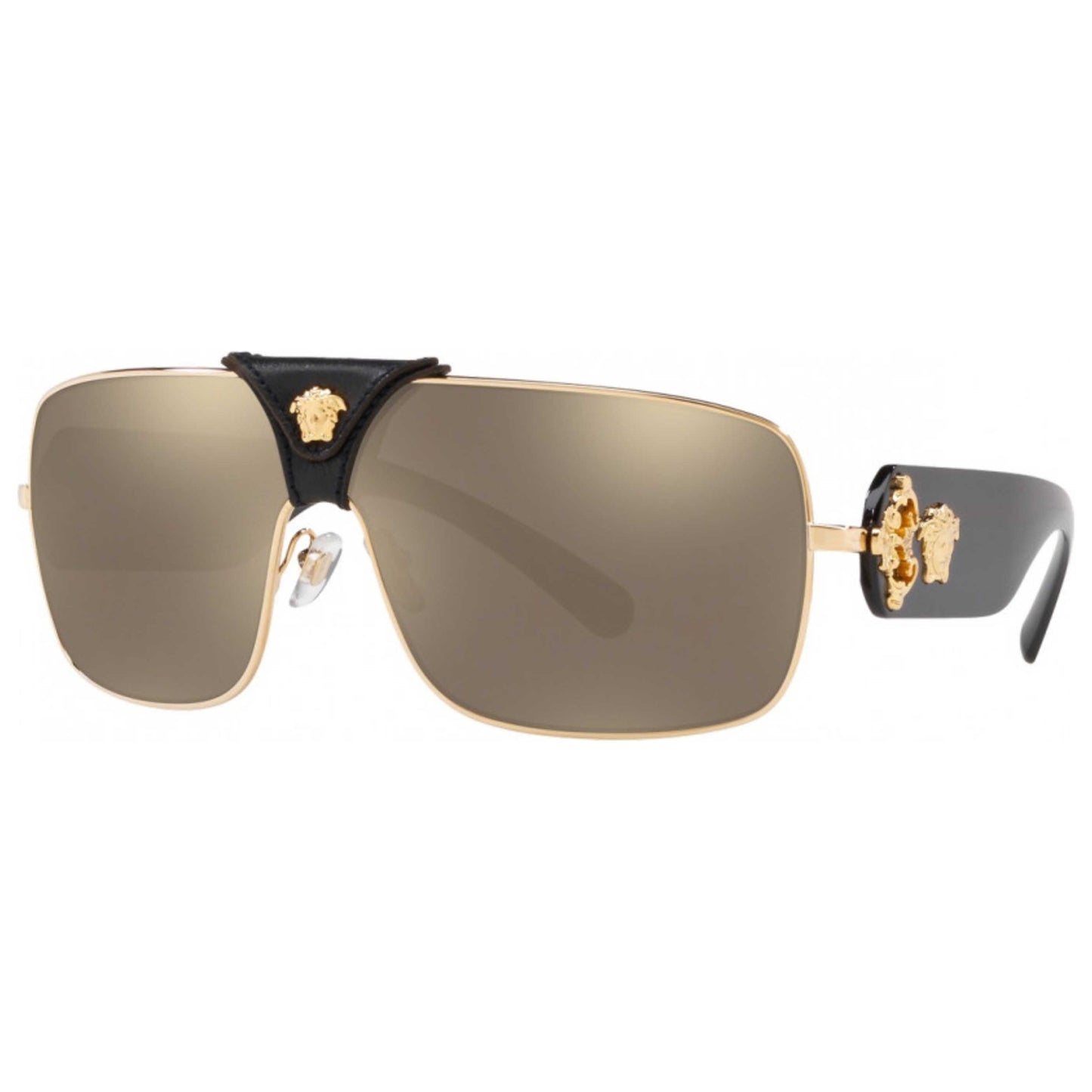 Front view of Versace Fashion Men's Sunglasses VE2207Q-1002-5