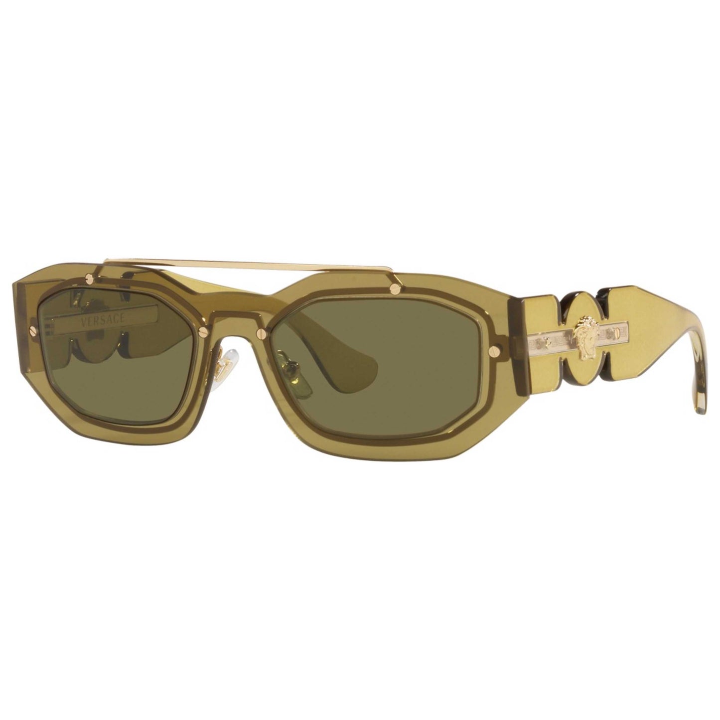 Front view of Versace Fashion Men's Sunglasses VE2235-125271