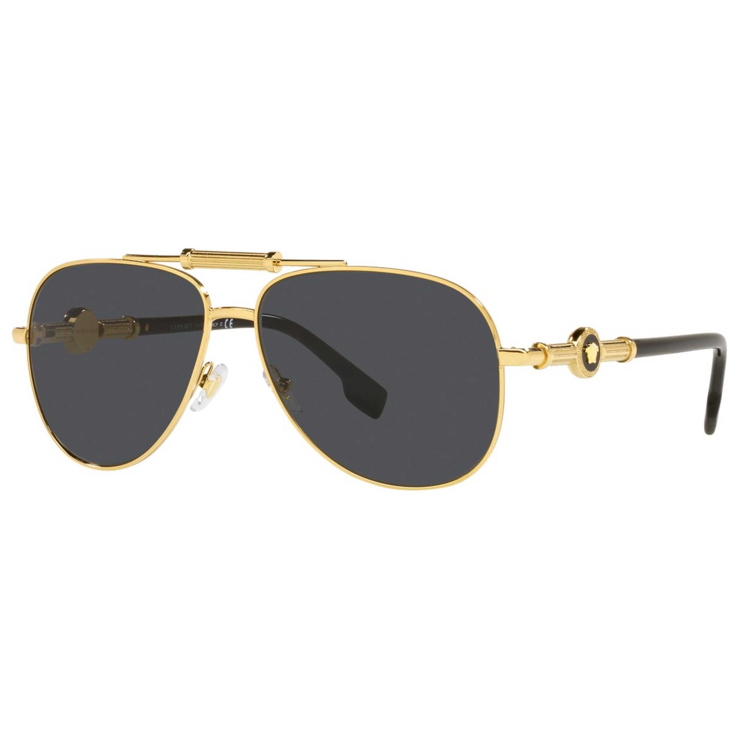 Front view of Versace Fashion Men's Sunglasses VE2236-100287