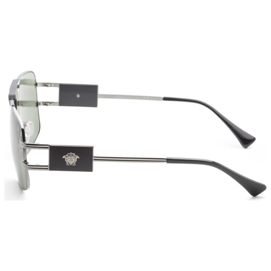 Left view of Versace Fashion Men's Sunglasses VE2251-1001-2-63