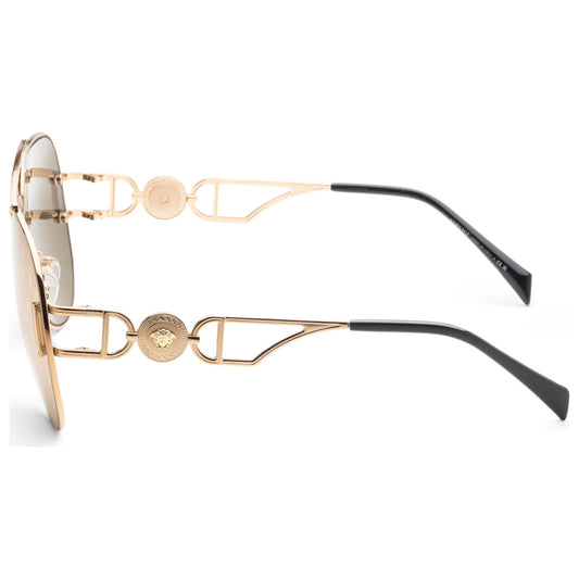 Left view of Versace Fashion Unisex Sunglasses VE2255-100203-63