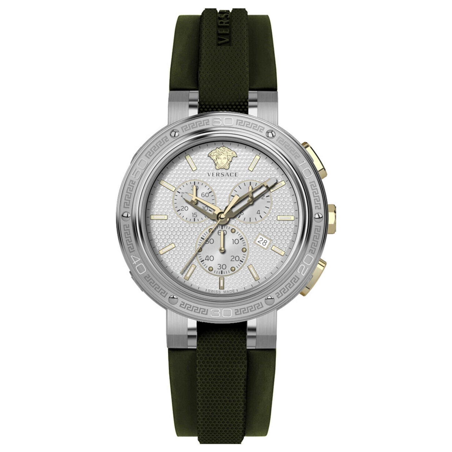 Front view of Versace V-Extreme Men's Quartz Watch VE2H00121