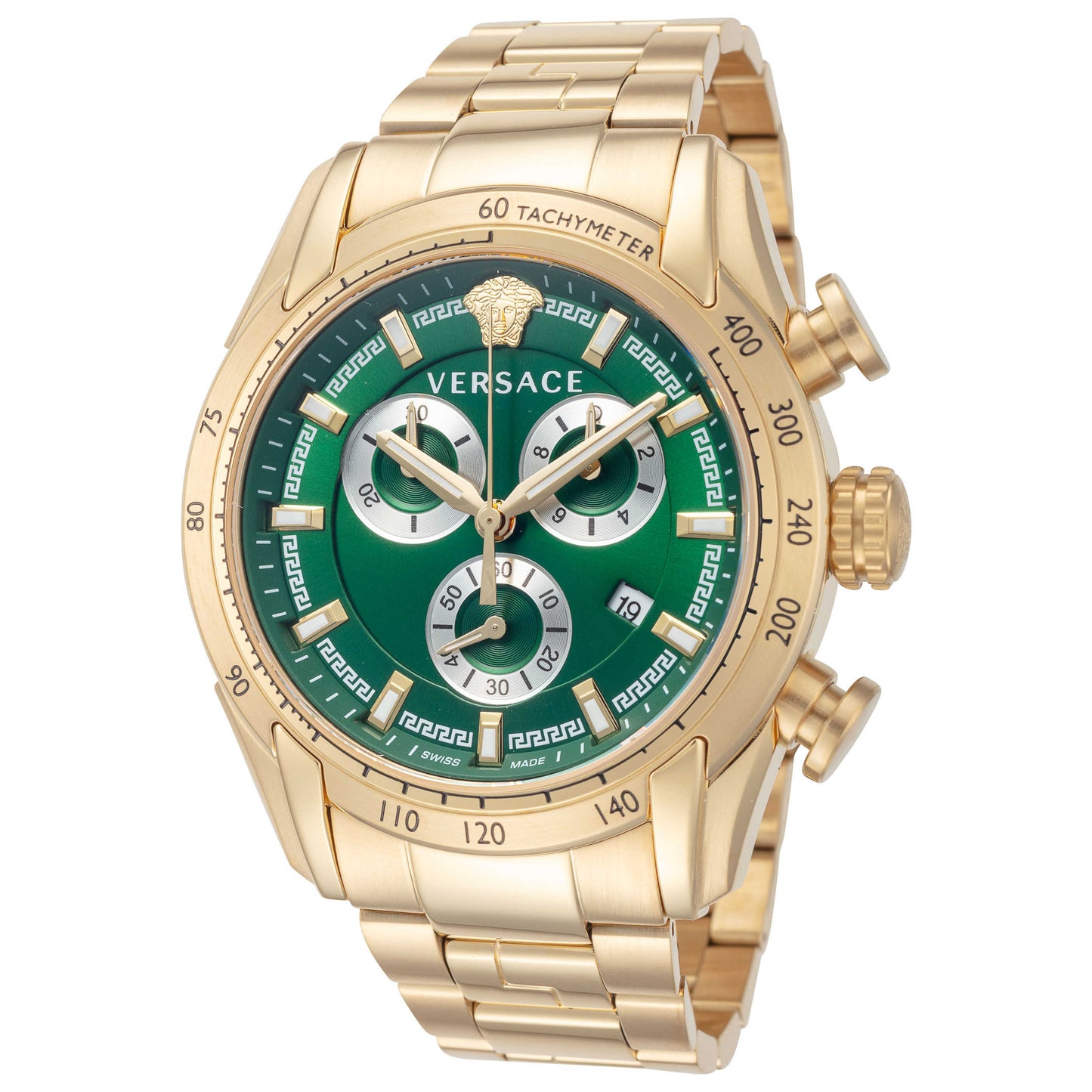 Front view of Versace V-Ray Men's Quartz Watch VE2I00621