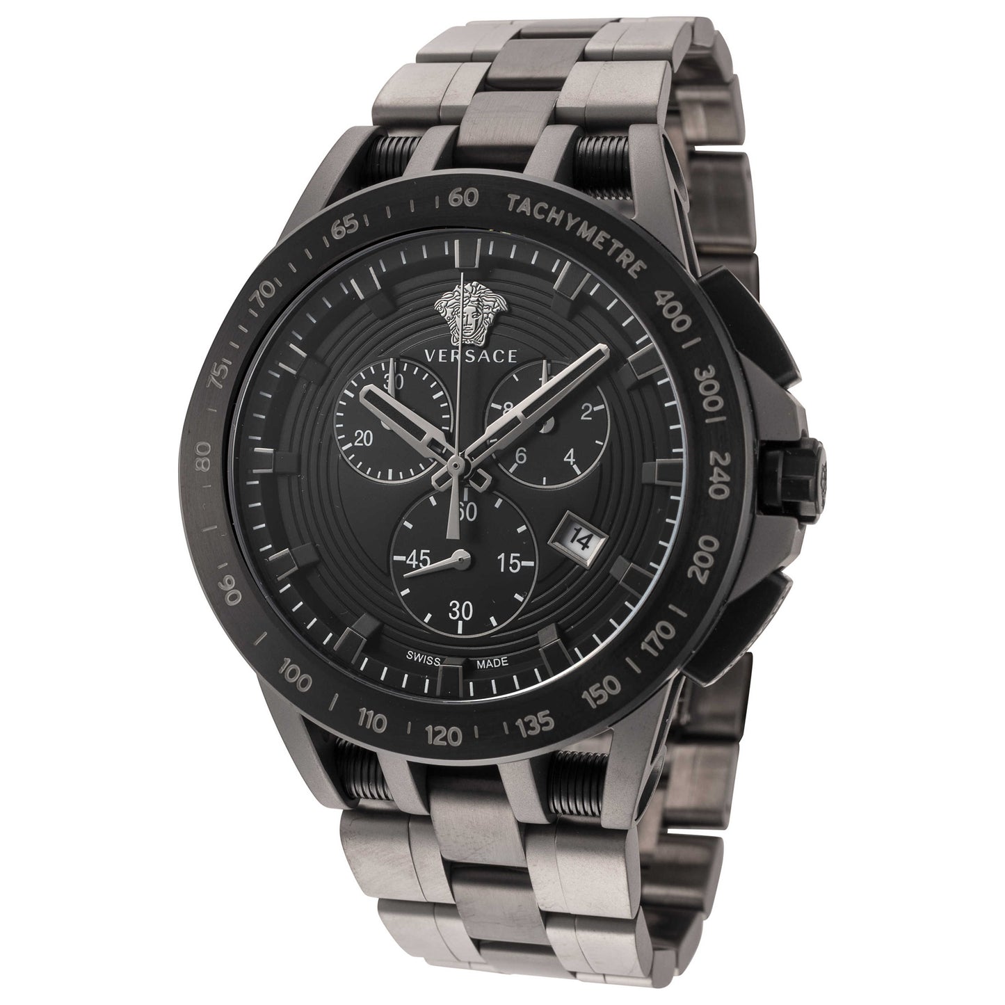 Front view of Versace Sport Tech Men's Quartz Watch VE3E00921
