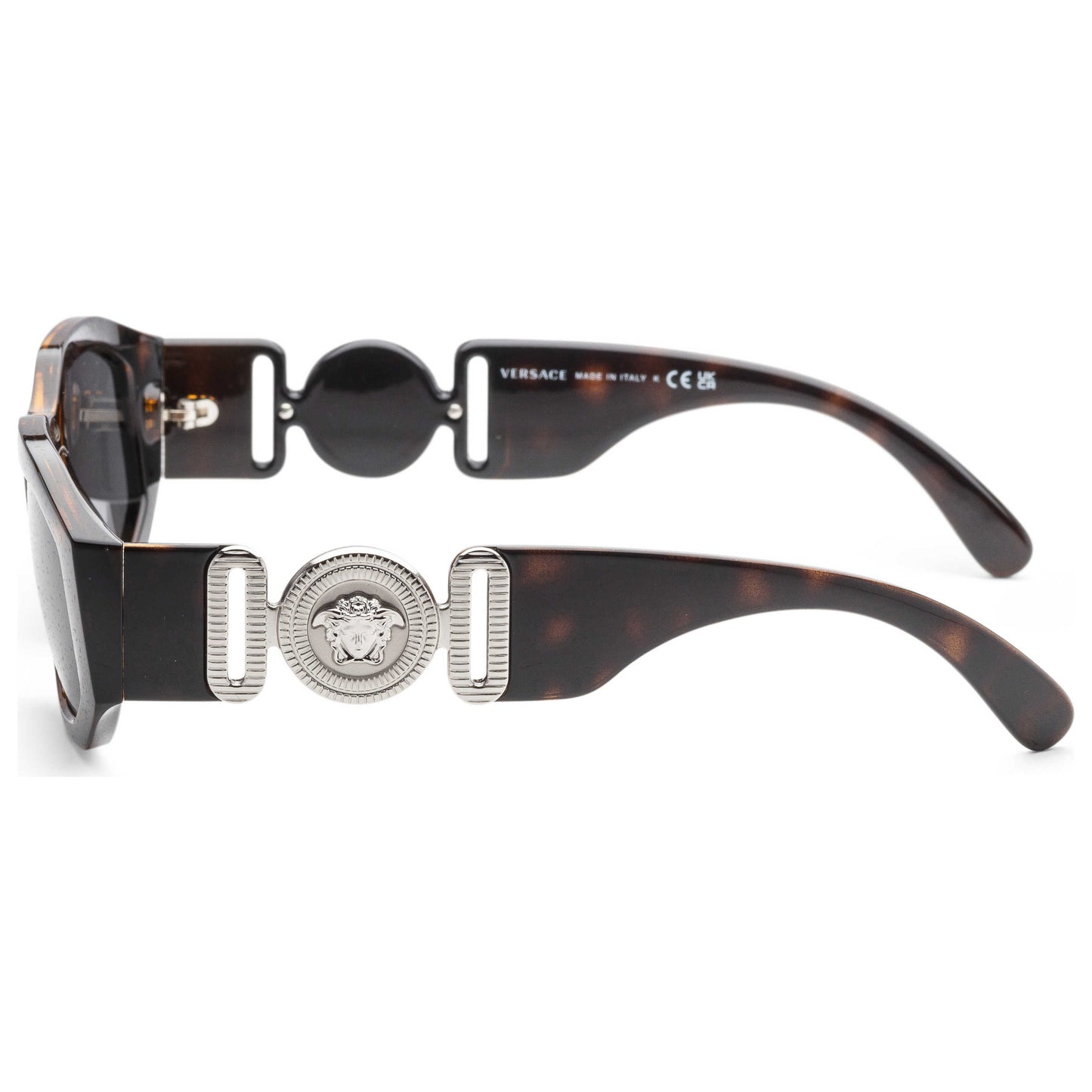 Left view of Versace Fashion Men's Sunglasses VE4361-542387-53