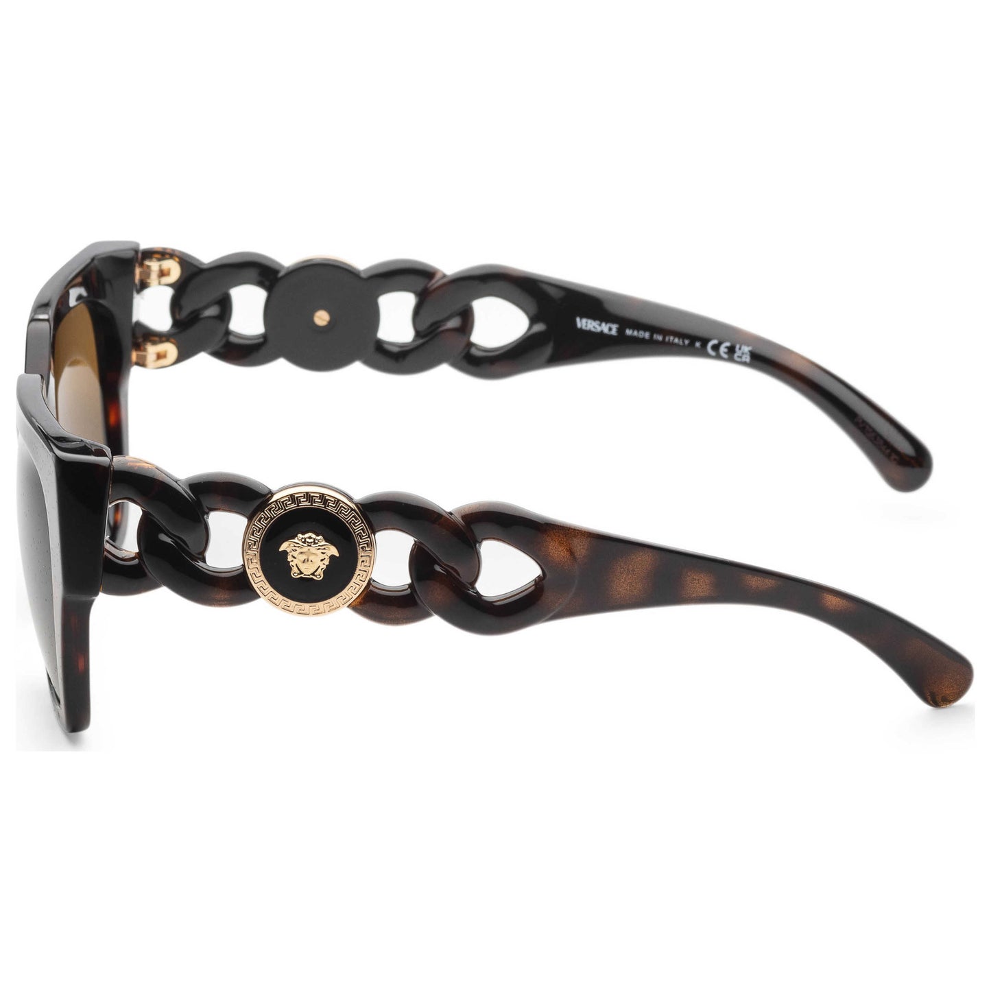 Left view of Versace Fashion Women's Sunglasses VE4409-108-73-53