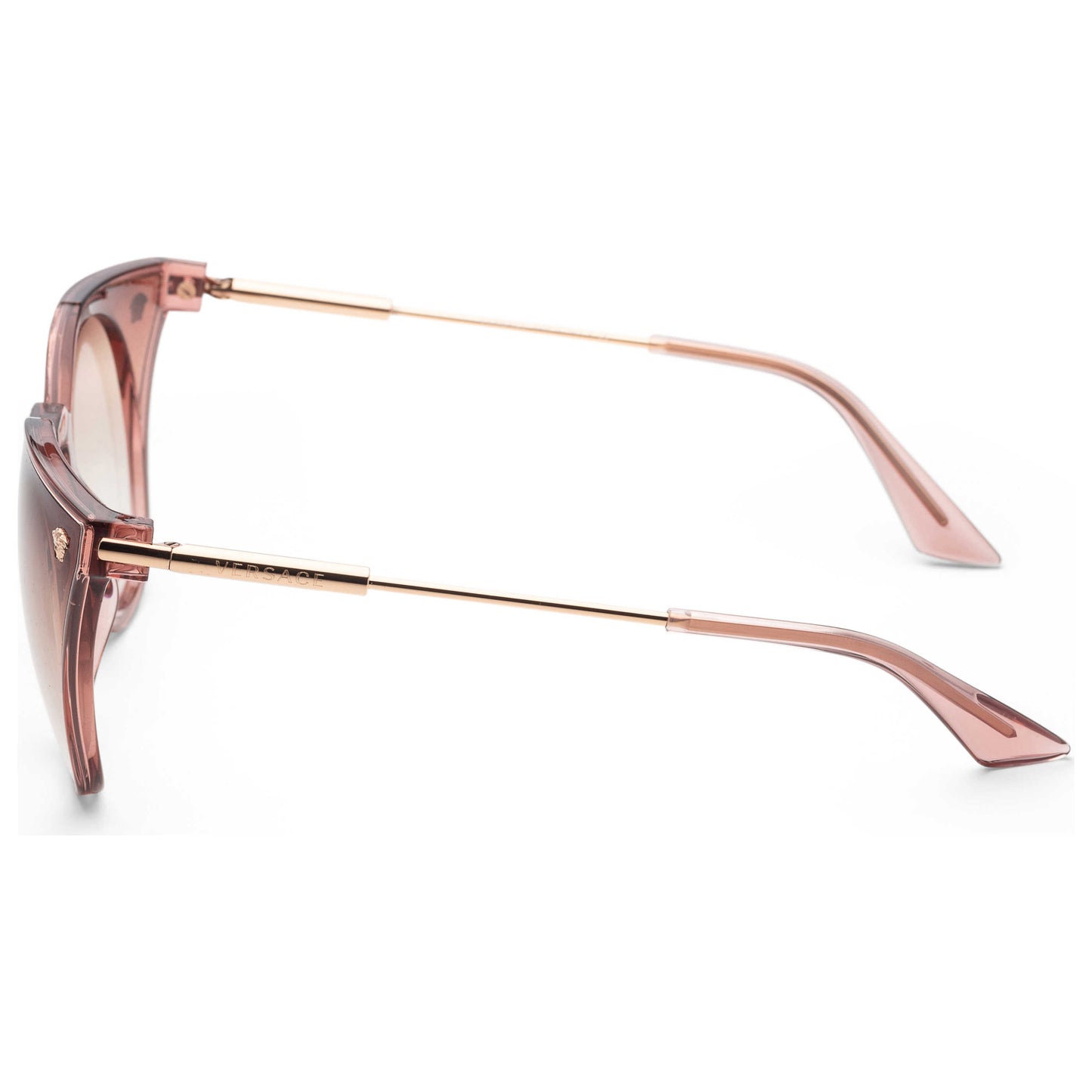 Left view of Versace Fashion Women's Sunglasses VE4410-53220P-60