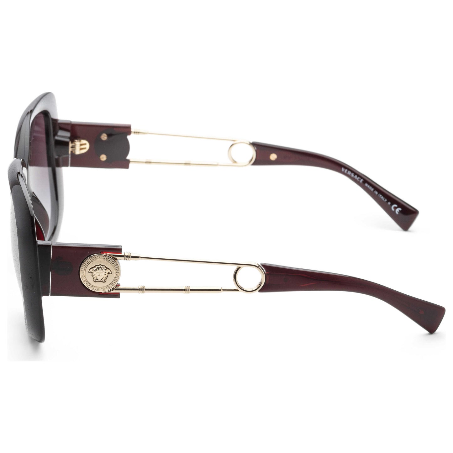 Left view of Versace Fashion Women's Sunglasses VE4411-388-8G-54