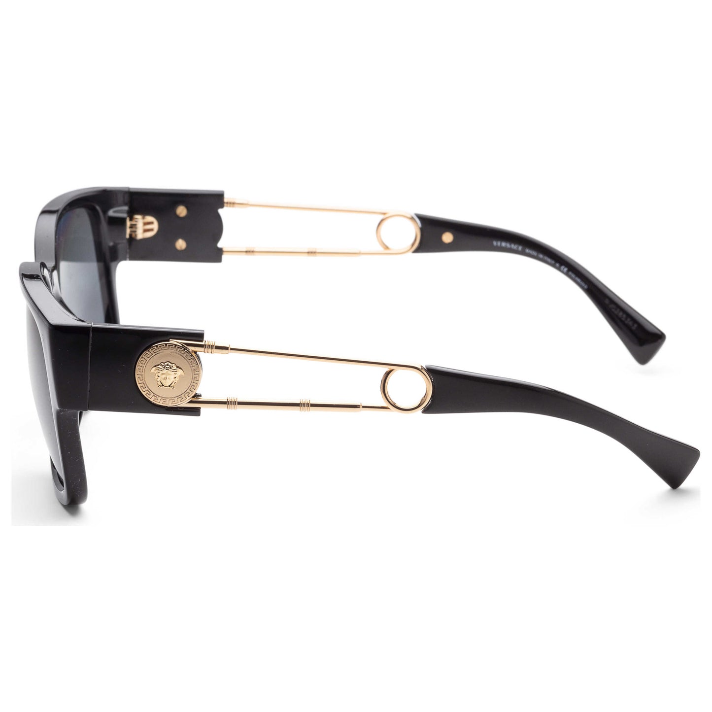 Left view of Versace Fashion Men's Sunglasses VE4412-GB1-81