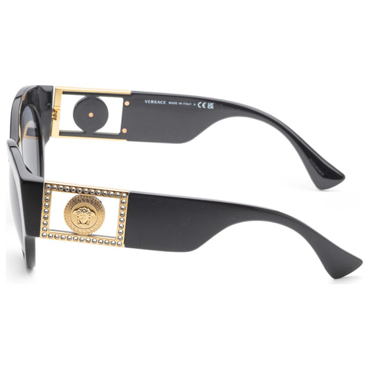 Left view of Versace Fashion Women's Sunglasses VE4438B-GB1-87