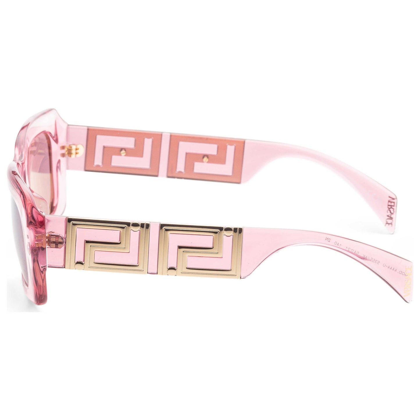 Left view of Versace Fashion Women's Sunglasses VE4444U-5355AK-54
