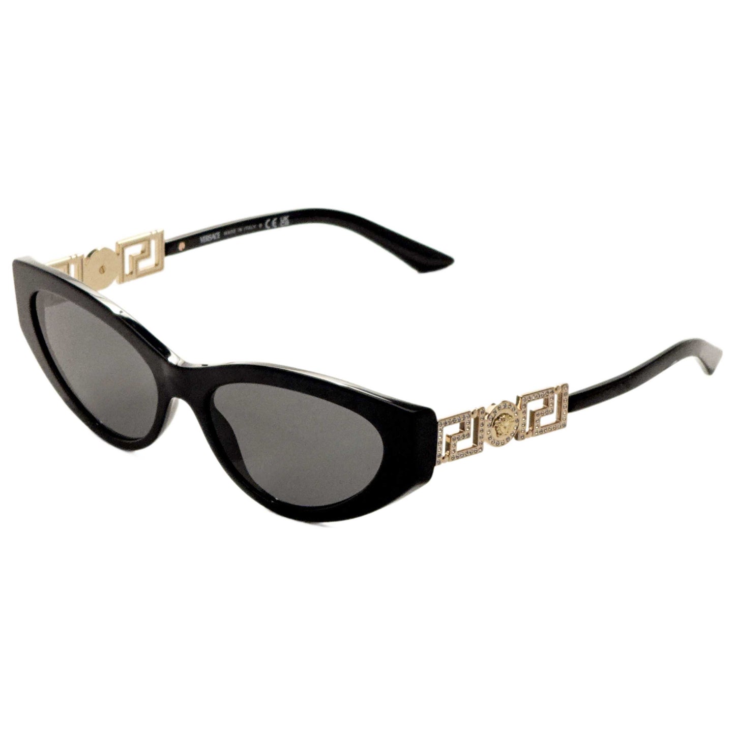 Front view of Versace Fashion Women's Sunglasses VE4470B-GB1-87-56