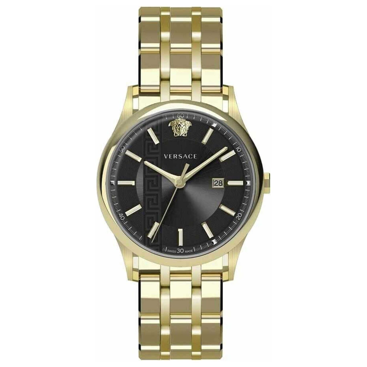 Front view of Versace Aiakos Men's Quartz Watch VE4A00820
