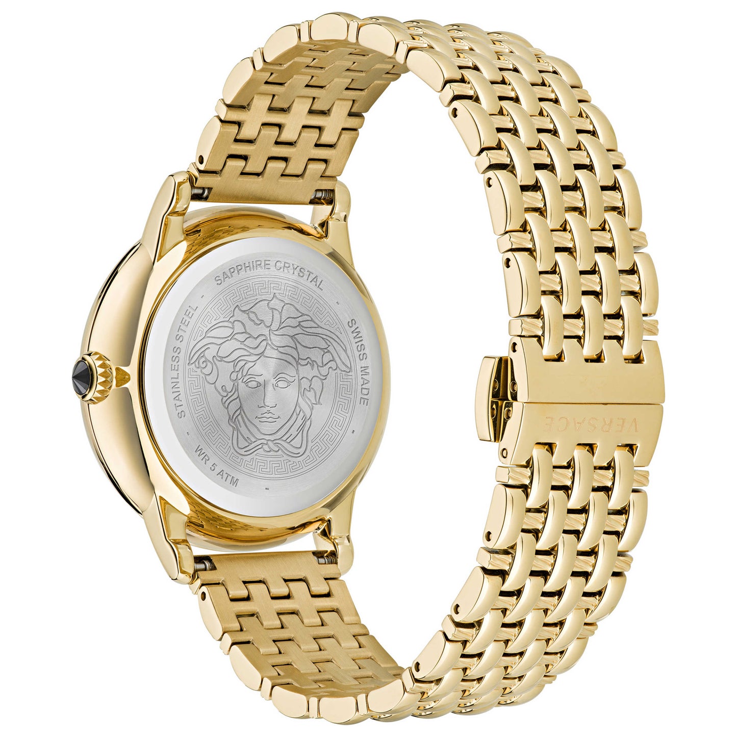Left view of Versace Medusa Alchemy Women's Quartz Watch VE6F00523