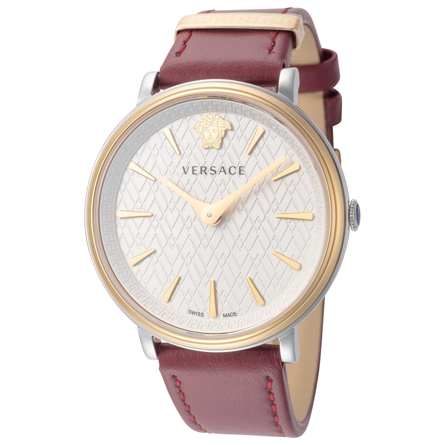 Front view of Versace V-Circle Women's Quartz Watch VE8100719