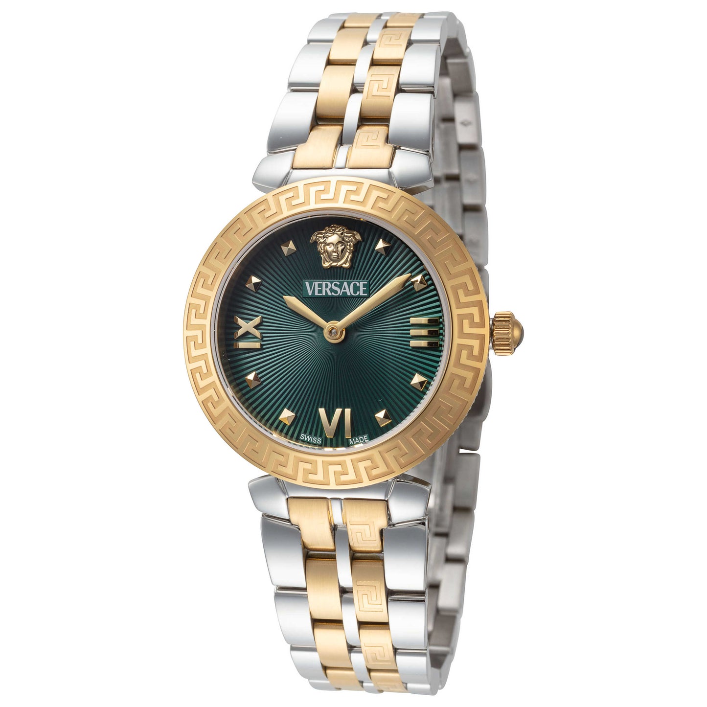 Front view of Versace Daphnis Women's Quartz Watch VEOCA0424