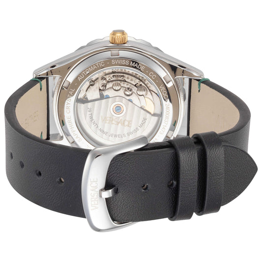 Back view of Versace Hellenyium Men's Automatic Watch VEQCA0124