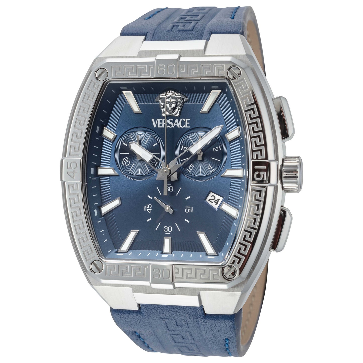 Front view of Versace Greca Sport Men's Quartz Watch VESP00224